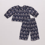 Baby Girls Dawson 2-Piece Set (Navy Strawflower)