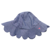 Baby Girls Scallop Sun Hat (Chambray)
