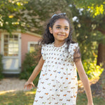 Girls Everly Dress (Dachshunds In Sweaters)