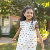 Girls Everly Dress (Dachshunds In Sweaters)