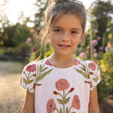 Girls Marisol Dress (Rose Dandelion)