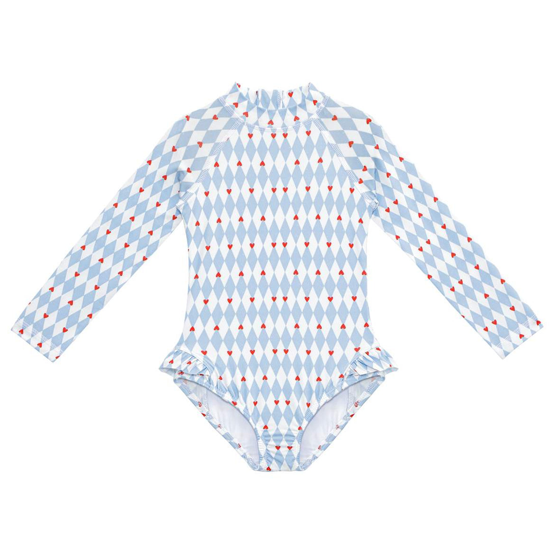 Long Sleeve Swimsuit (Diamonds)
