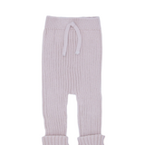 Rib Knit Pants (Light Pink)