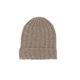 Ribbed Knit Hat (Toasted Almond)