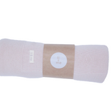 Knit Baby Blanket (Light Pink)