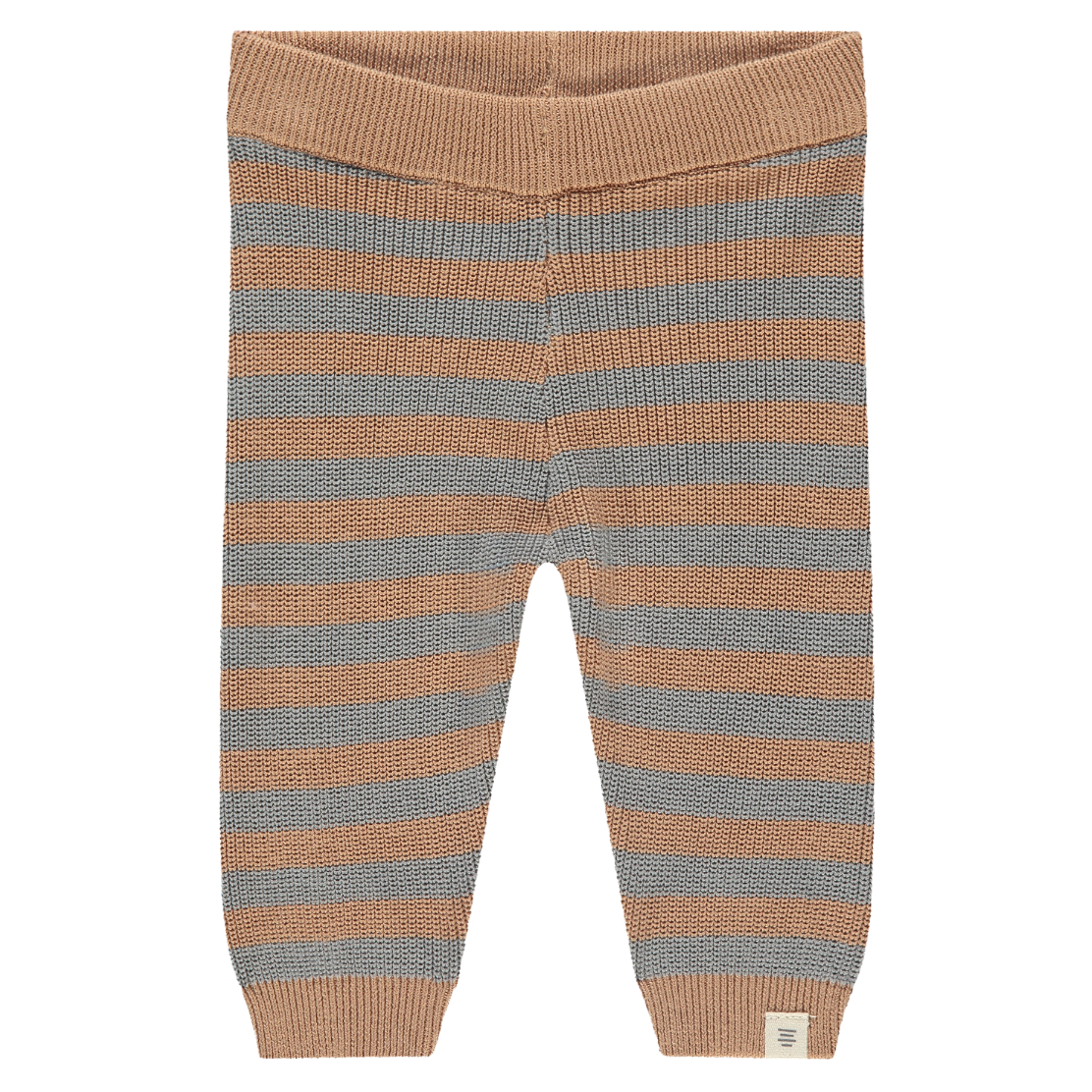 Organic Knit Baby Pants (Cookie Stripe)