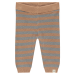 Organic Knit Baby Pants (Cookie Stripe)