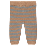 Organic Knit Baby Pants (Cookie Stripe)
