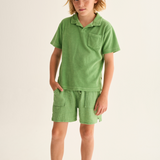 Soft Terry Cloth T-Shirt (Green)