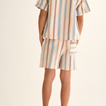 Striped Cotton Shirt (Ivory)
