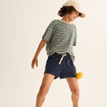 Soft Terry Cloth Shorts (Blue Melange)
