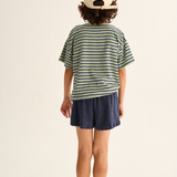 Soft Terry Cloth Shorts (Blue Melange)