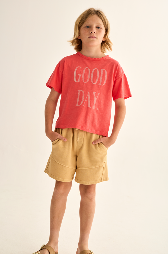 Cotton Flece Bermuda Shorts (Sand)