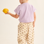 Soft Slub Cotton Print Baby T- Shirt Sun (Lavender)