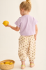 Soft Slub Cotton Print Baby T- Shirt Sun (Lavender)