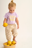 Soft Slub Cotton Print Baby T- Shirt Sun (Lavender)