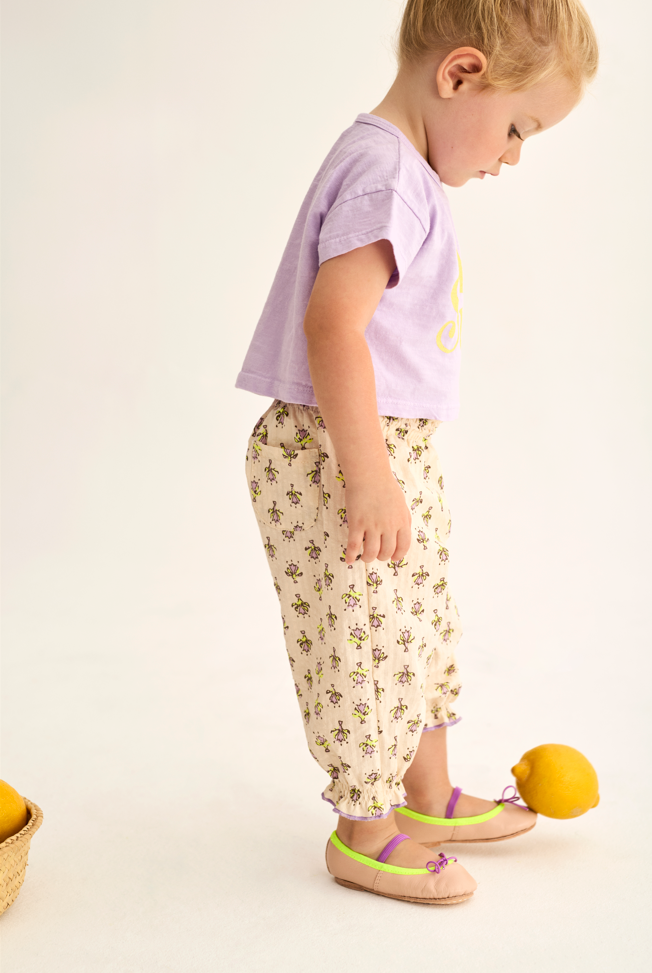 Indiana Flower Print Pants (Lavender)