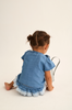 Chambray Denim Baby Blouse (Blue)
