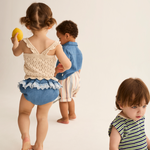 Chambray Denim Bloomers (Blue)