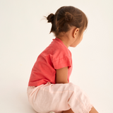Cotton Linen Ruffle Pants (Cloud Pink)