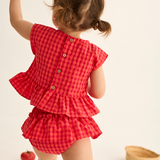 Gingham Cotton Bloomers (Tomato)