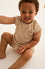 Soft Terry Cloth T-Shirt (Beige Melange)