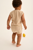 Soft Terry Cloth Shorts (Beige Melange)