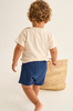 Soft Gauze Cotton Shorts (Navy)