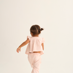 Cotton Linen Blouse (Cloud Pink)
