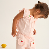 Cotton Linen Blouse (Cloud Pink)