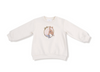 Oversized Puff Sleeve Sweatshirt (Country Calico)