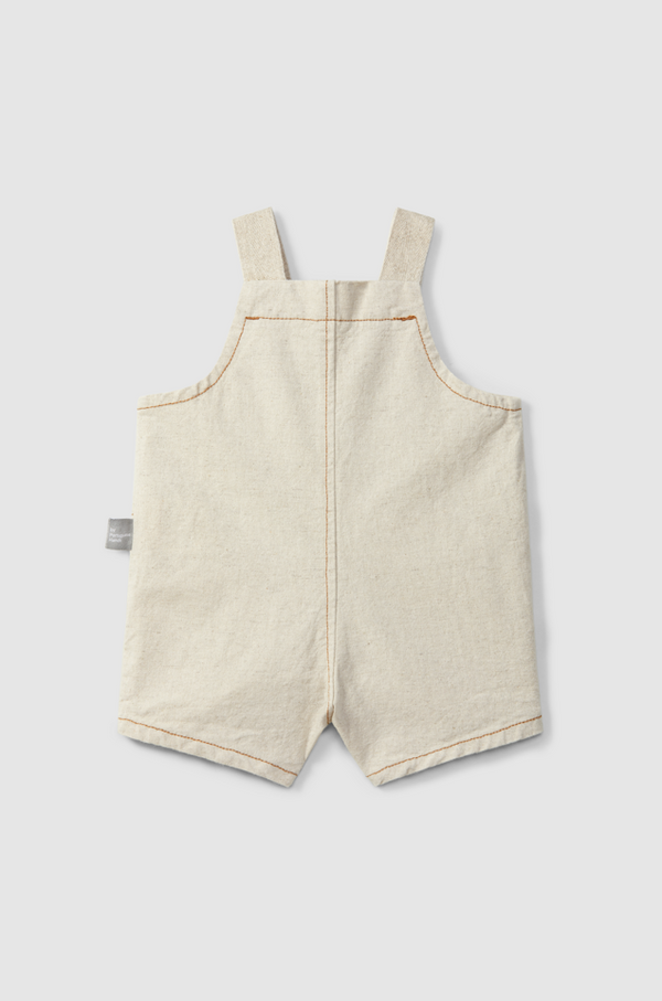 Natural Dungaree Shorts