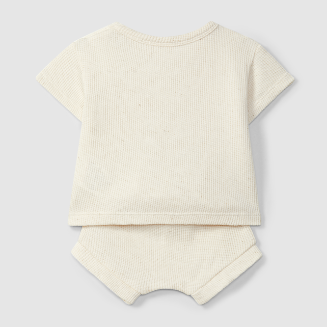 2 Piece Waffle Play Set (Natural)