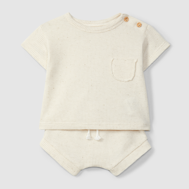 2 Piece Waffle Play Set (Natural)