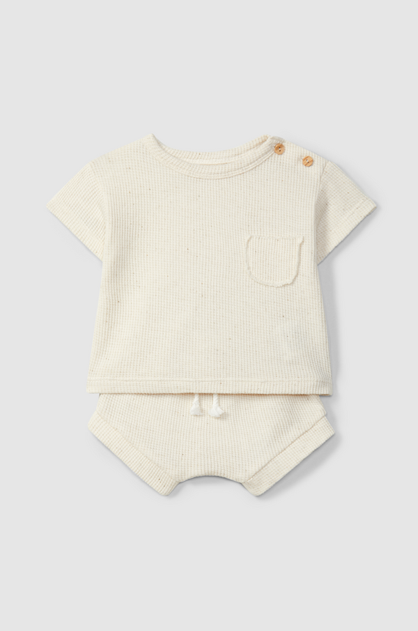 2 Piece Waffle Play Set (Natural)