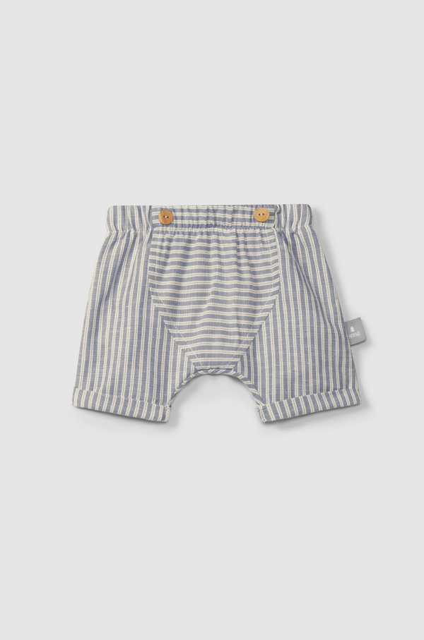 Indigo Stripe Shorts