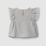 Indigo Stripe Blouse