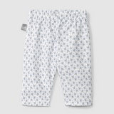 Floral Rickrack Pants (Blue)