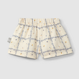 Blue Floral Shorts