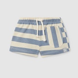 Indigo Stripe Shorts