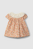 Citrus Print Collar Dress