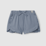 Jersey Ruffle Shorts (Indigo)