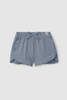 Jersey Ruffle Shorts (Indigo)