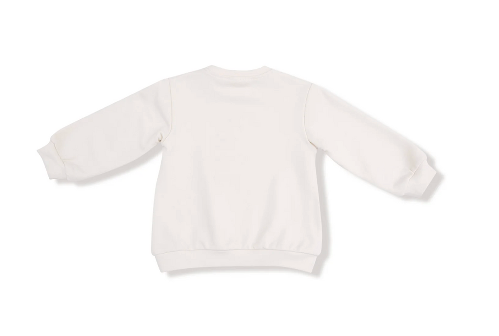 Oversized Puff Sleeve Sweatshirt (Country Calico)