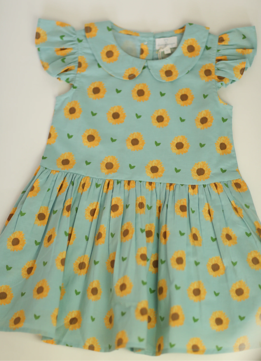 The Collared Capers Dress (Sunflower)