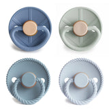 Natural Rubber Pacifier 4-Pack (Skyline Serenity)