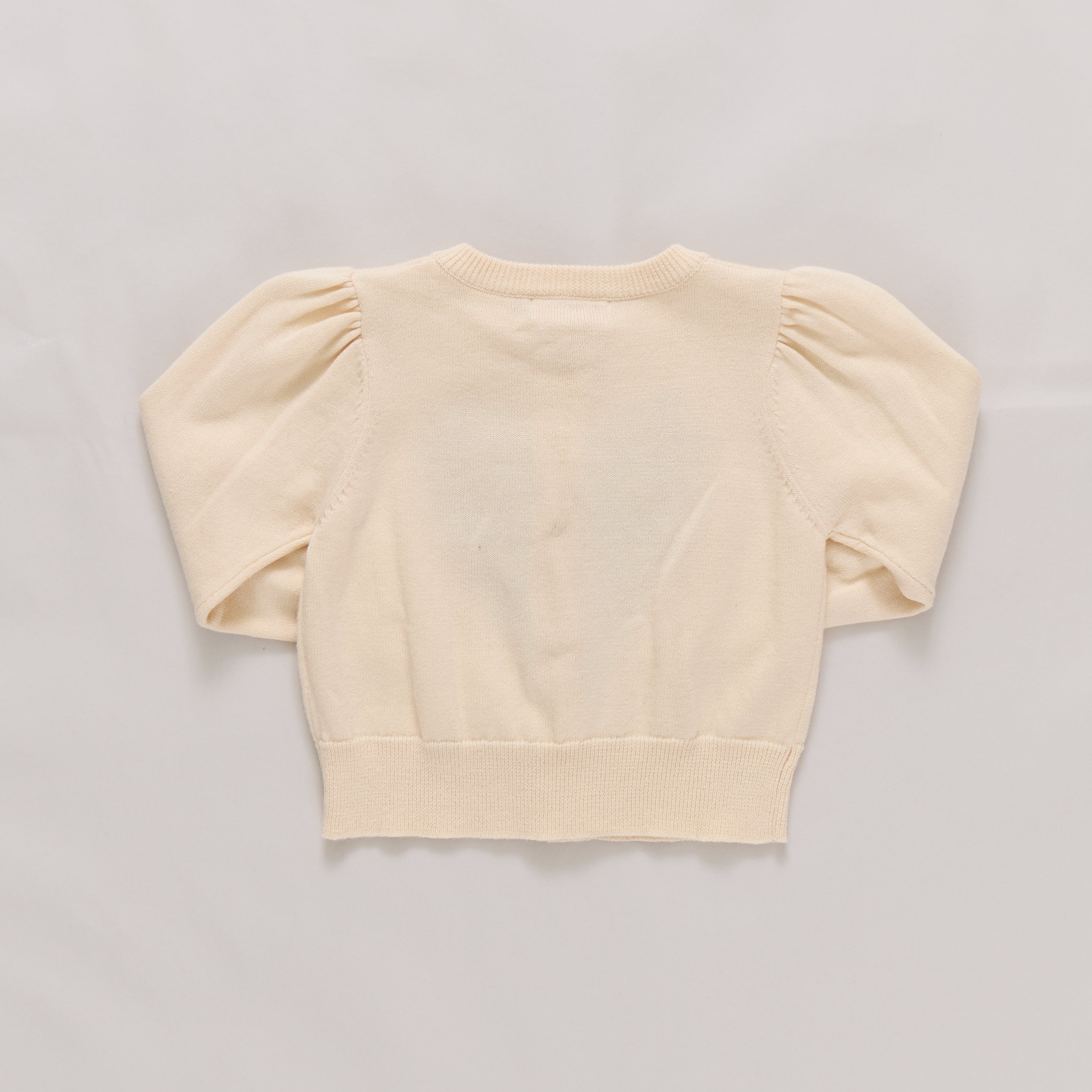 Girls Constance Sweater (Scalloped Heart)
