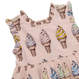 Girls Alyssa Dress (Pink Soft Serve)