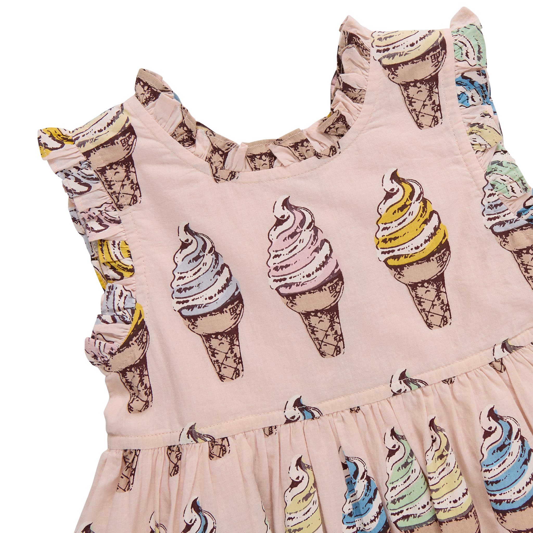 Girls Alyssa Dress (Pink Soft Serve)