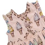 Girls Alyssa Dress (Pink Soft Serve)